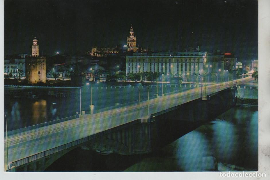 Postales: POSTAL PUENTE DE SAN TELMO SEVILLA - Foto 1