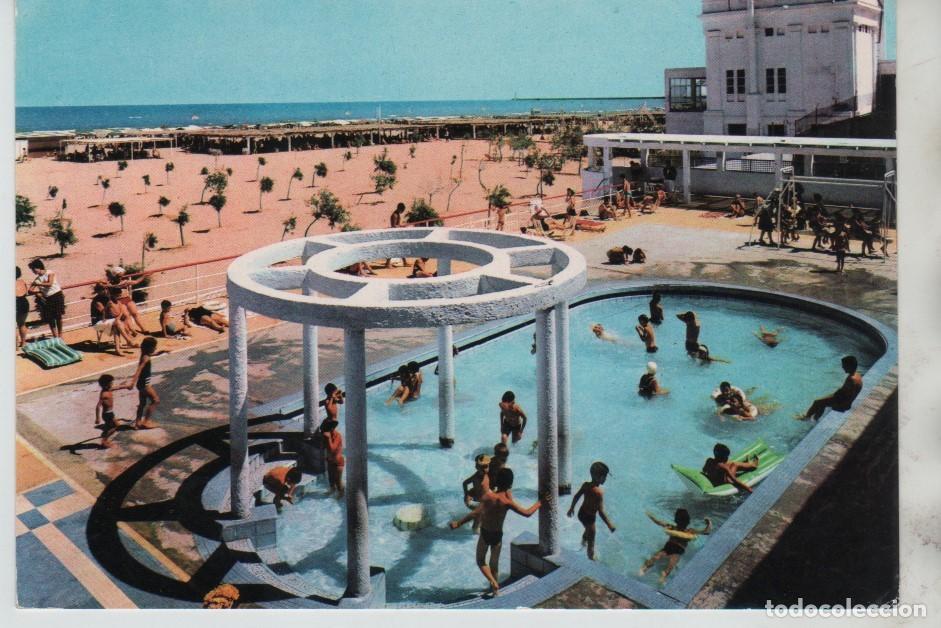 Postales: POSTAL PISCINA LAS ARENAS VALENCIA - Foto 1