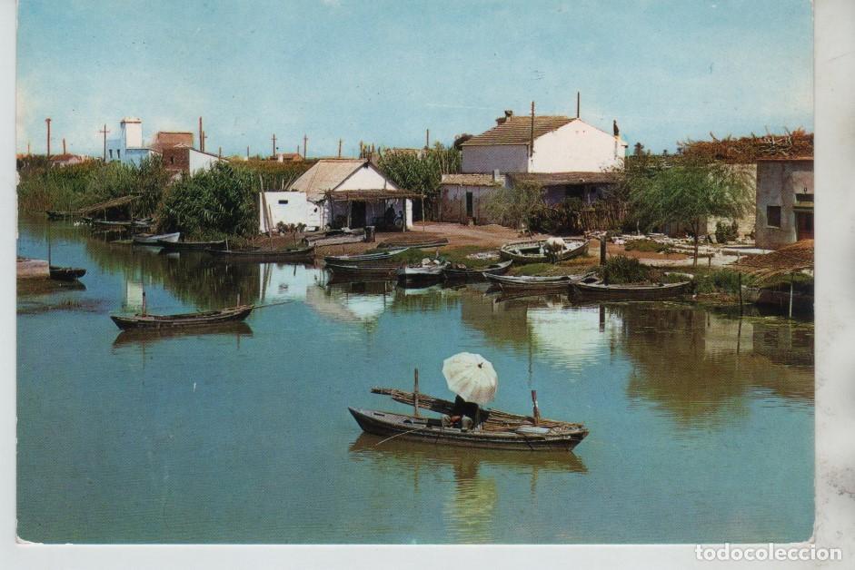 Postales: POSTAL CANAL DE LA ALBUFERA VALENCIA - Foto 1
