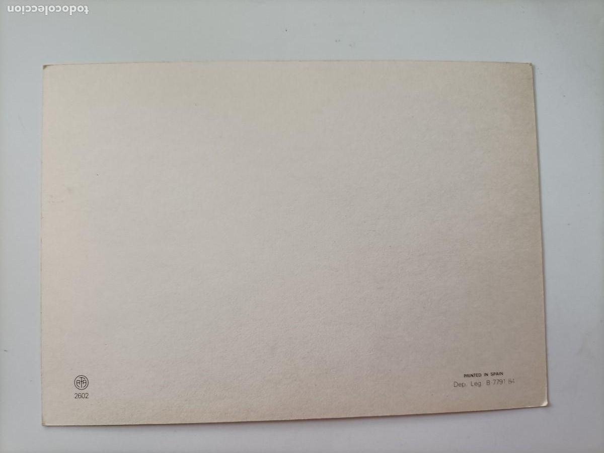 Postales: N&ordm; 2602- EDICIONES ATA- CON MENSAJE Sin Circular. - Foto 2