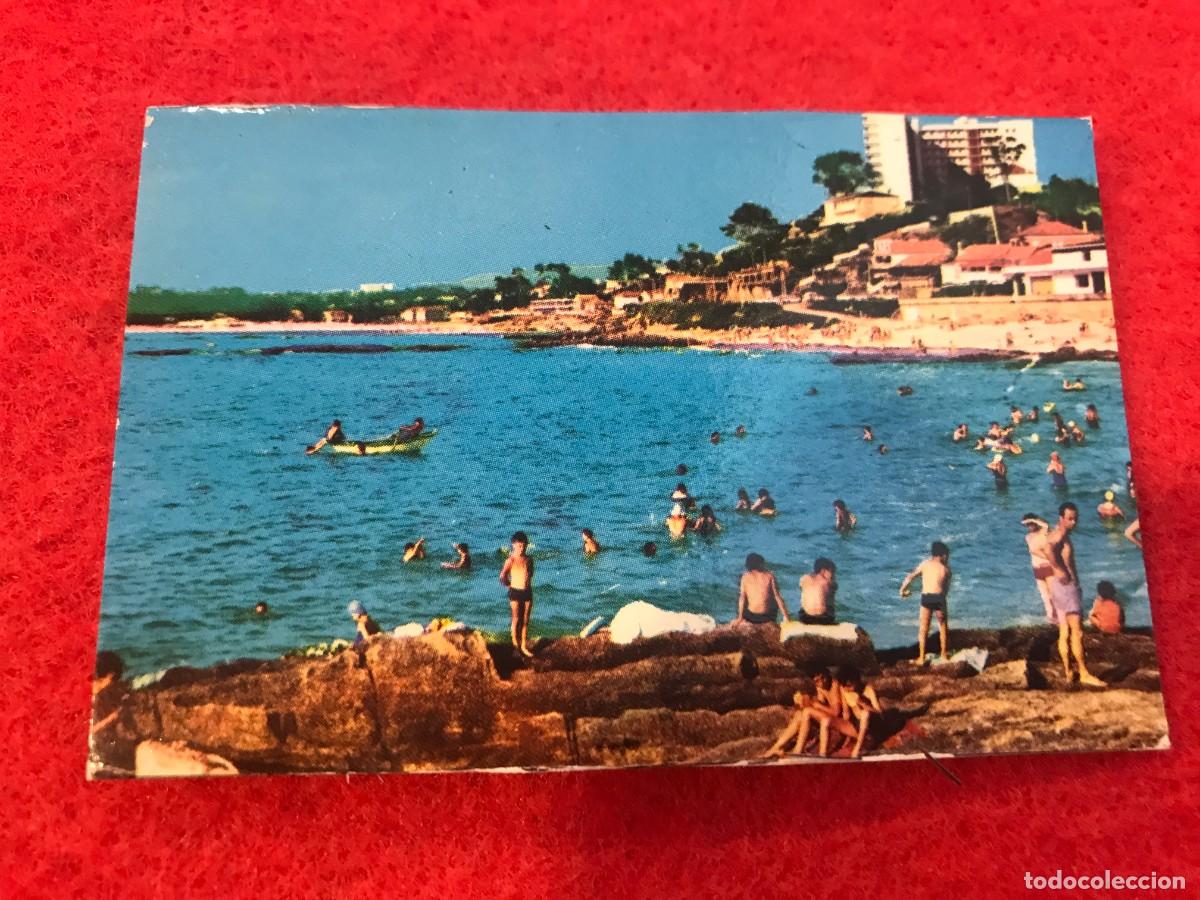 Postales: MINI POSTAL. PLAYA DE LAS BARCAS. MEDIDAS: 7,5X 5CM - Foto 1