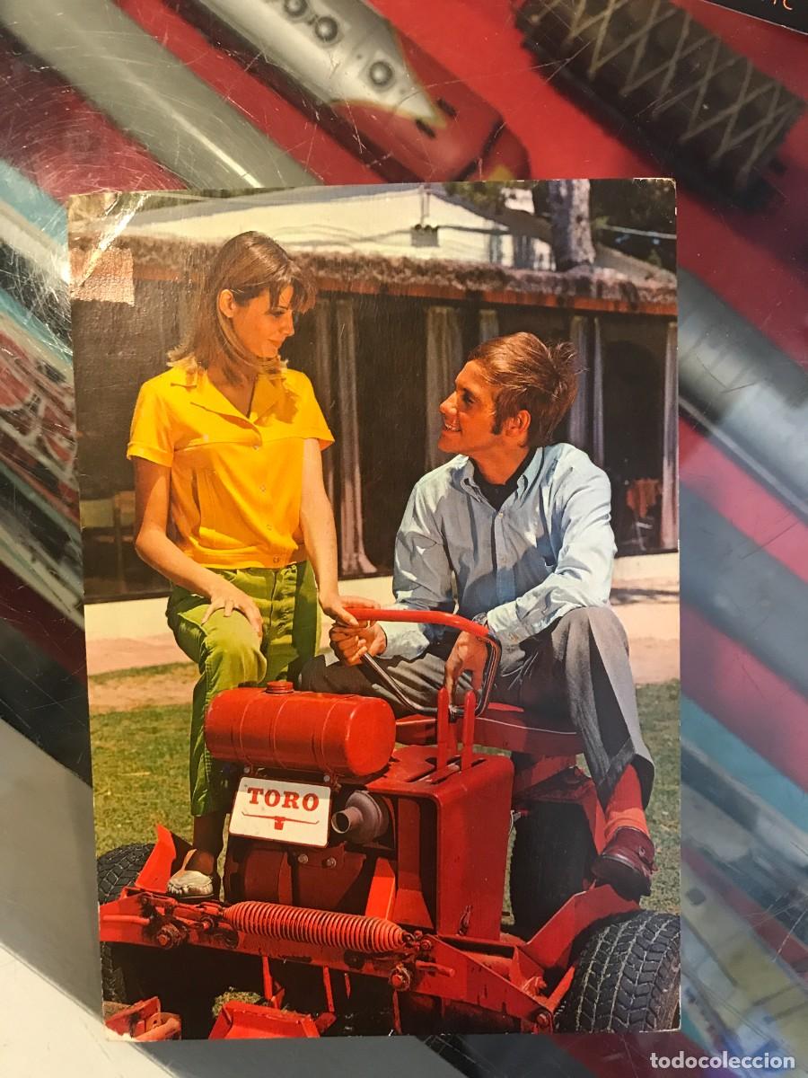 Postales: POSTAL. TORO. MAQUINARIA. PAREJA. ESCRITA. - Foto 1
