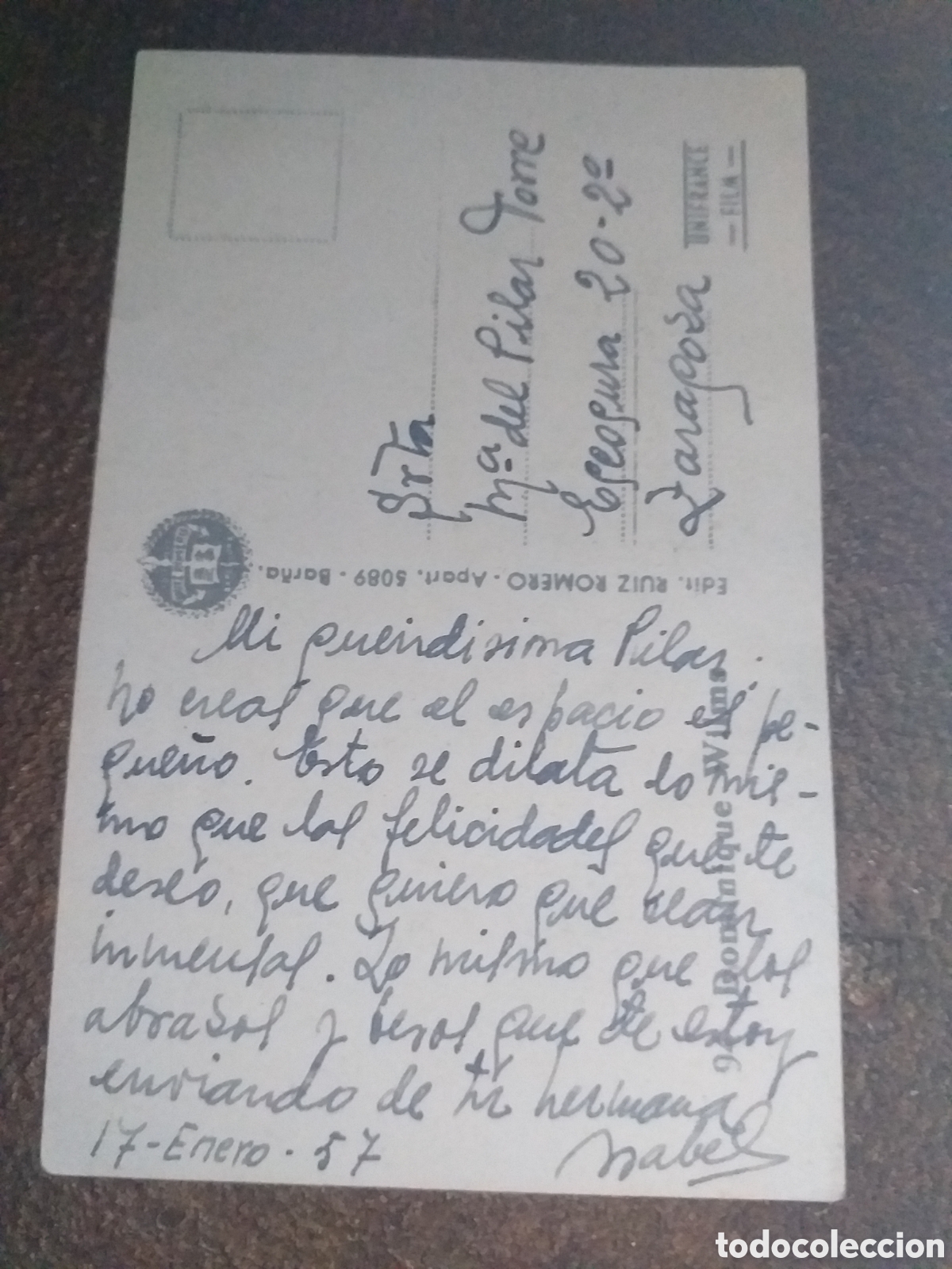Postales: Mini postal cromo (Ruiz romero) - Foto 2