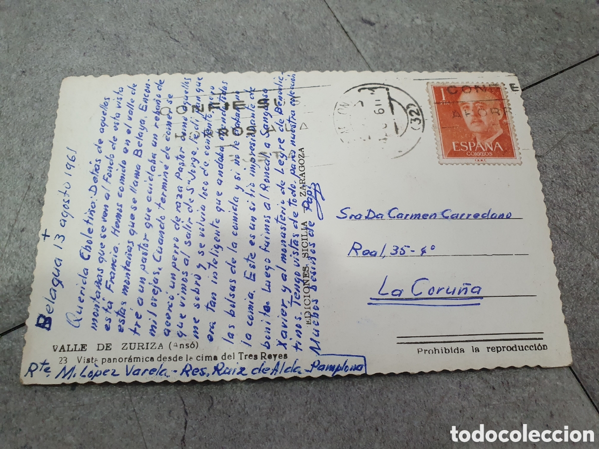 Postales: Postal Valle de Zuriza. (L3) - Foto 2