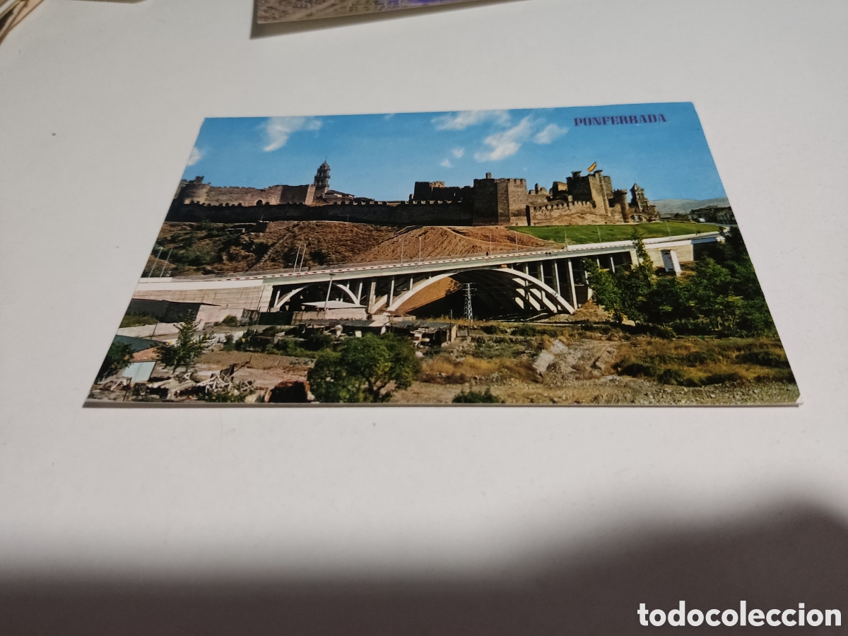 Postales: Postal Ponferrada castillo puente - Foto 1