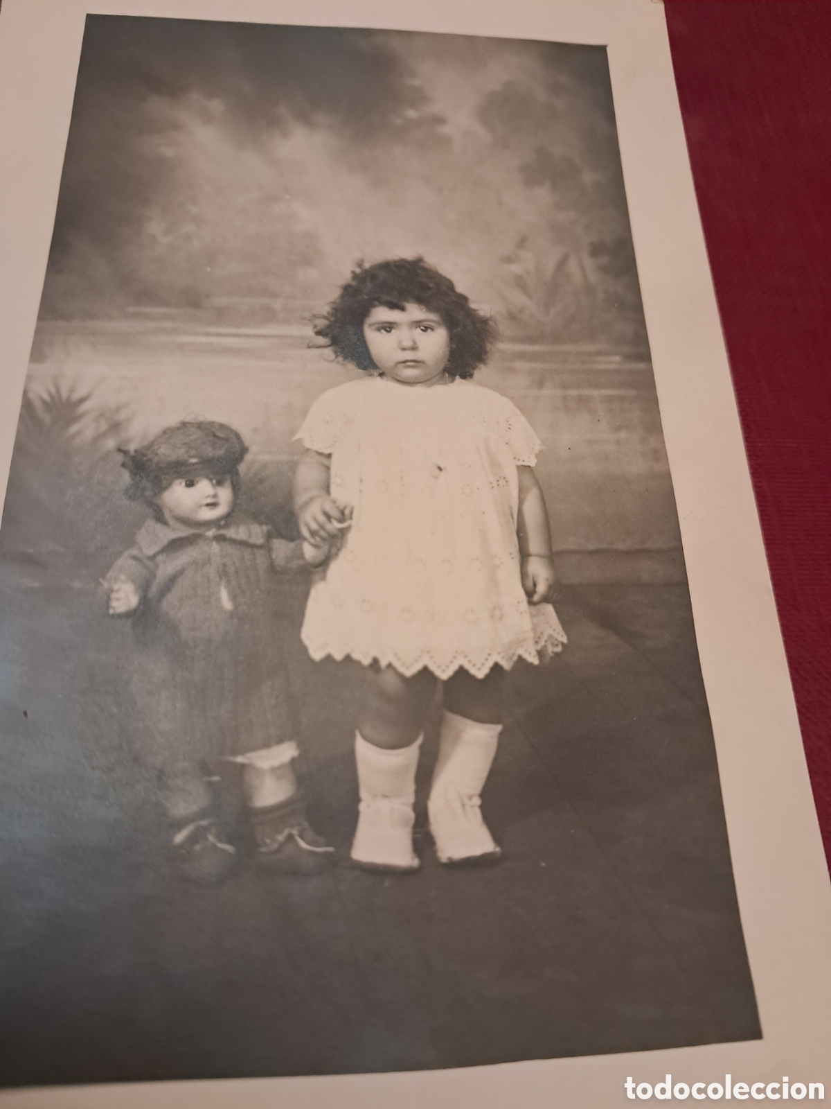 Postales: Postal ni&ntilde;a con mu&ntilde;eca - Foto 2