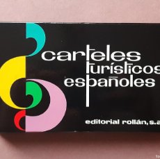Postales: 50 POSTALES. REPRODUCCIONES DE CARTELES TURÍSTICOS ESPAÑOLES. EDITORIAL ROLLÁN S. A. 1968.