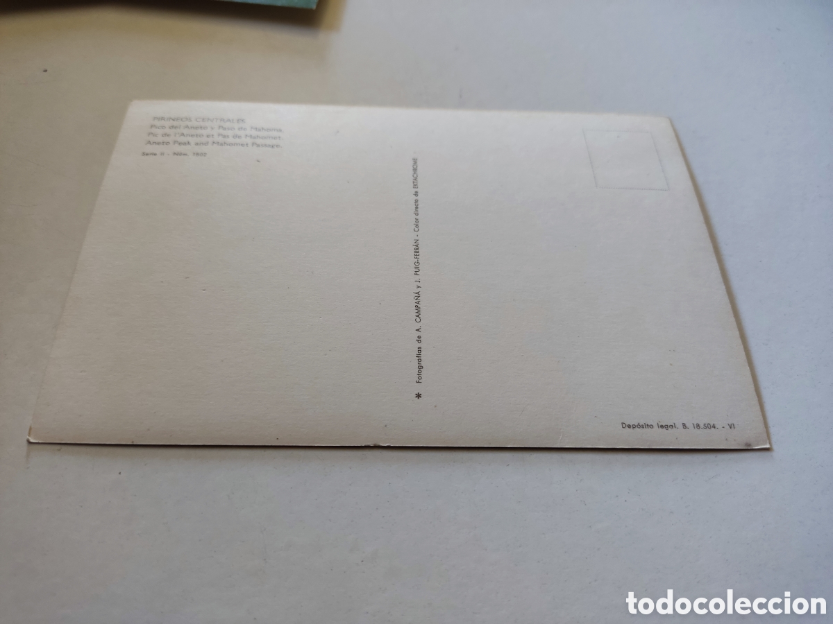 Postales: Postal pico del Aneto y paso de Mahoma - Foto 2