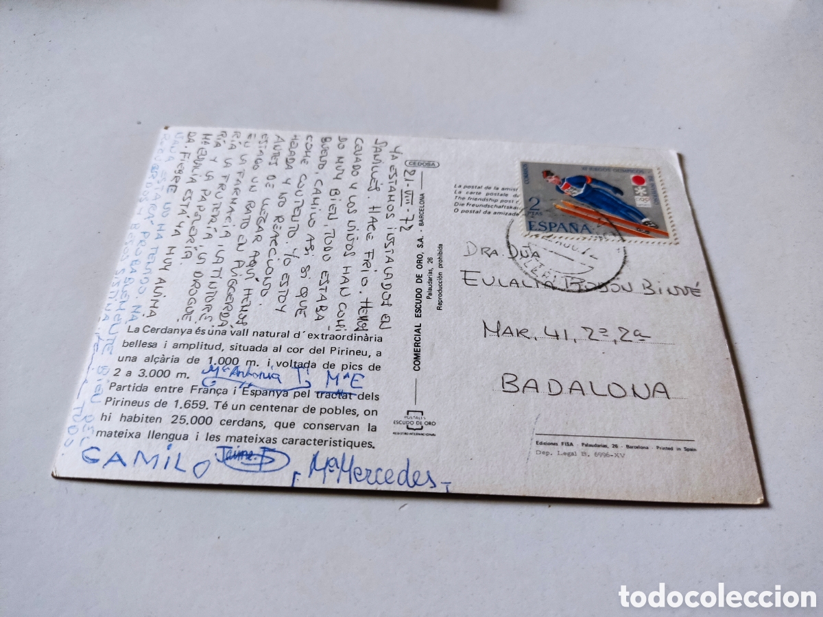 Postales: Postal La Cerdanya, Andorra - Foto 2