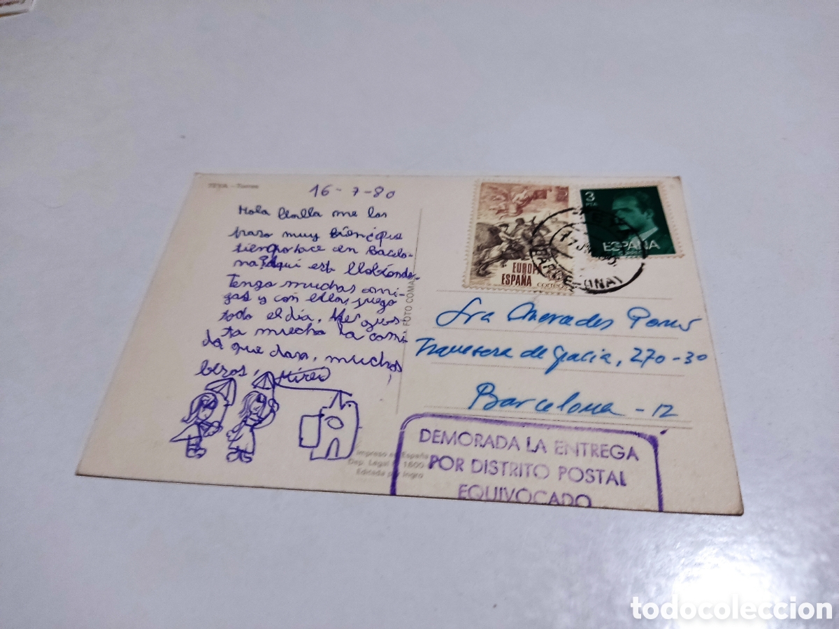 Postales: Postal Teya torres - Foto 2