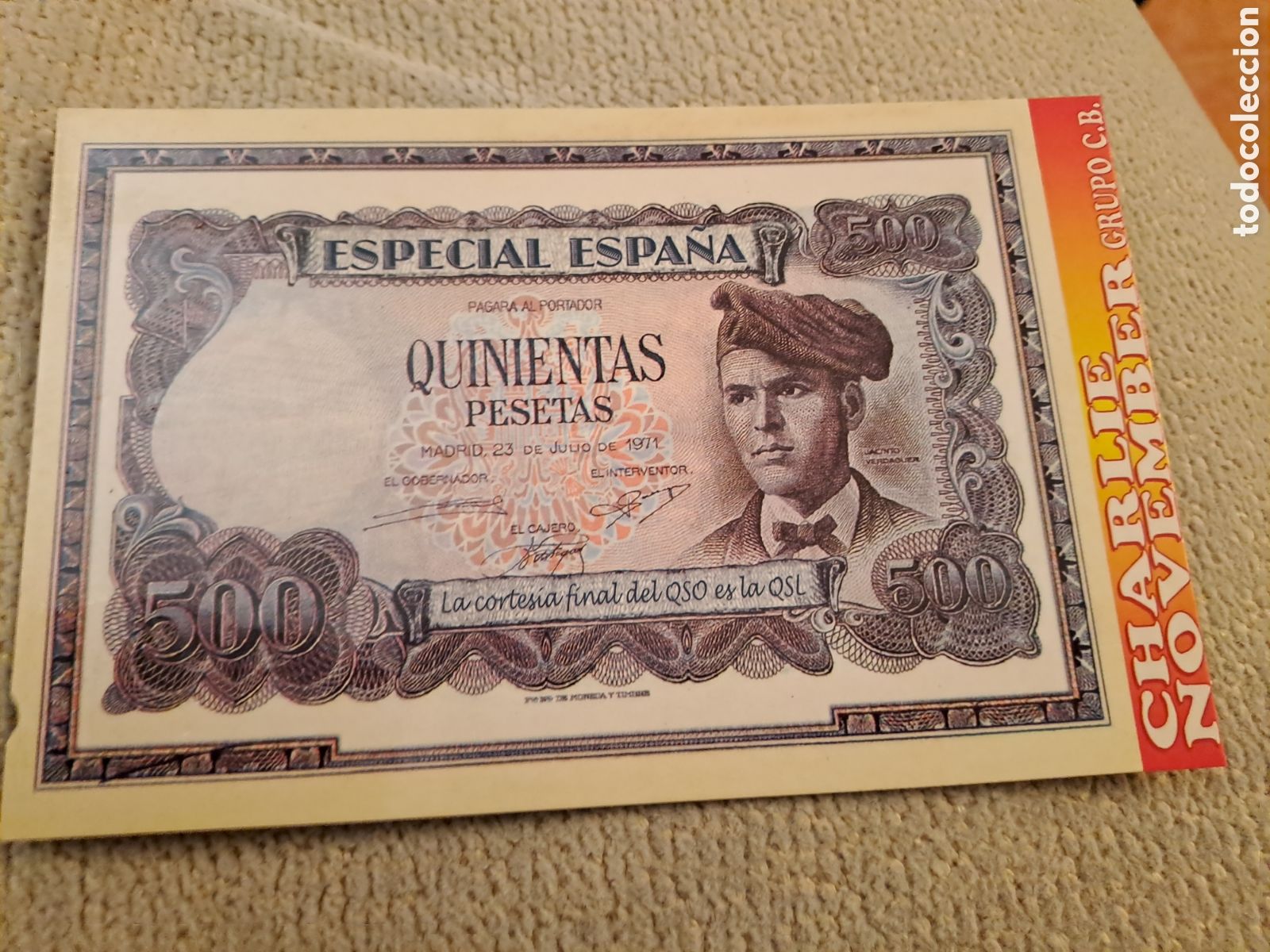 Postales: POSTAL BILLETE 500 PESETAS - Foto 1