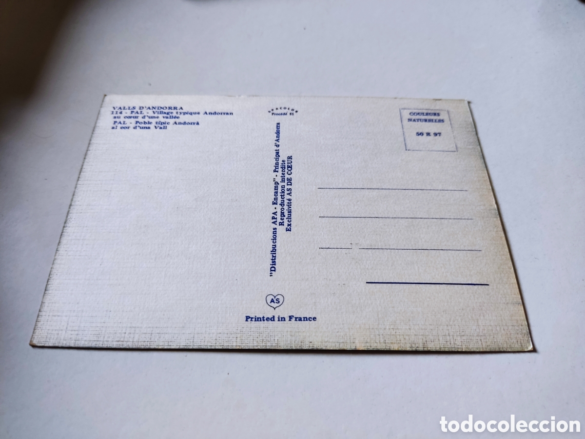 Postales: Postal Andorra, Pal pueblo - Foto 2