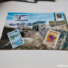 Postales: POSTAL VALLS DE ANDORRA PORT D,ENVALIRA, GASOLINERA ESSO