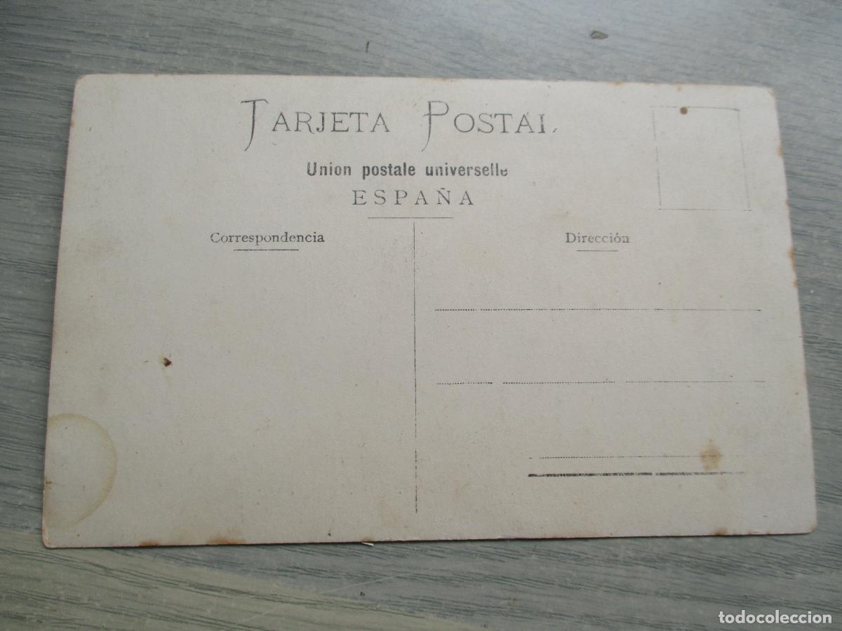 Postales: POSTAL ANTIGUA DE EDIFICIO CON RELOJ Y CAMPANAR&Iacute;O, SIN M&Aacute;S DATOS NI FECHA - Foto 2