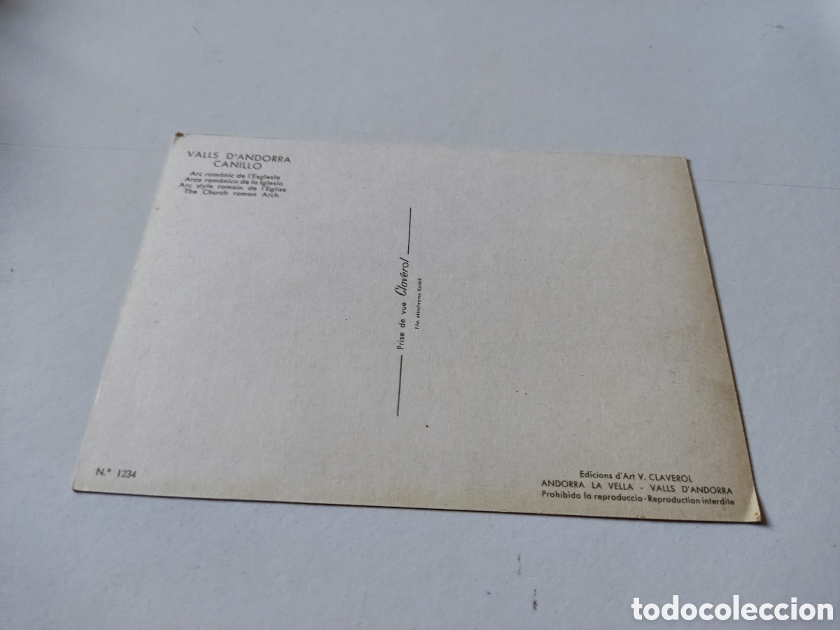 Postales: Postal Valls de Andorra,canillo - Foto 2