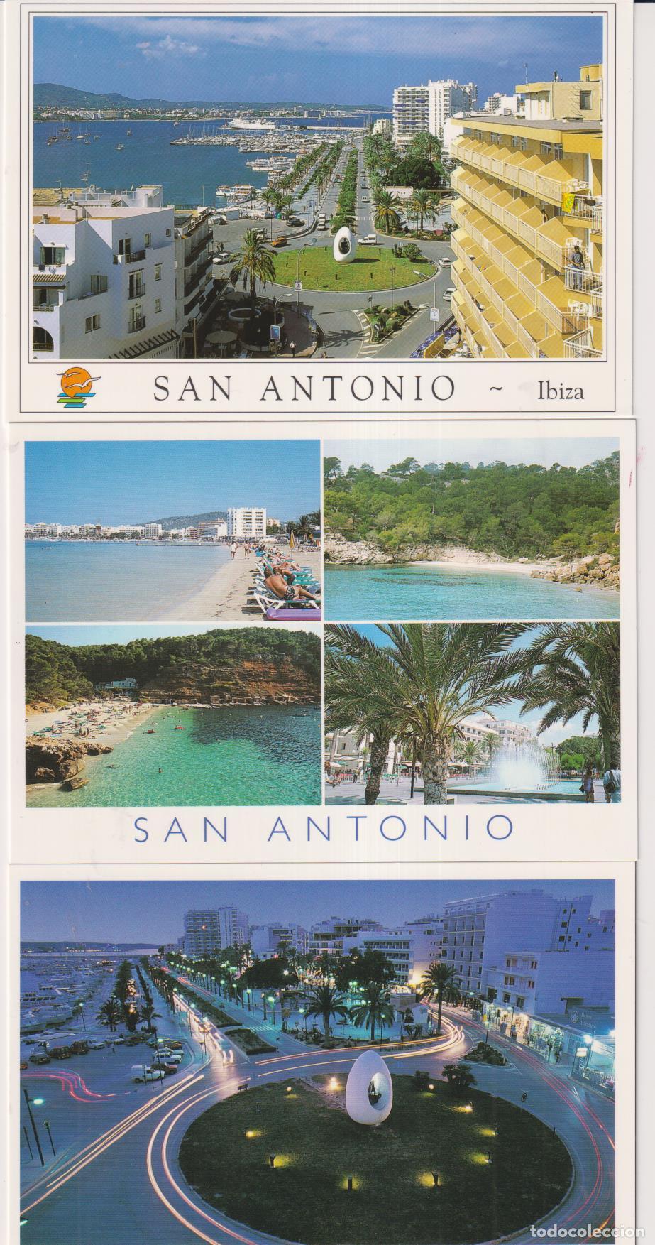 Postales: Ibiza. Lote de 3 postales de San Antonio - Foto 1
