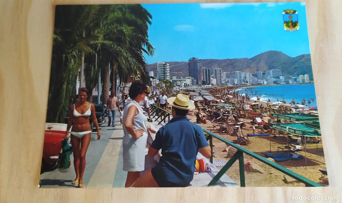 Postales: Postal de benidorm- Playa de Levante - Foto 1