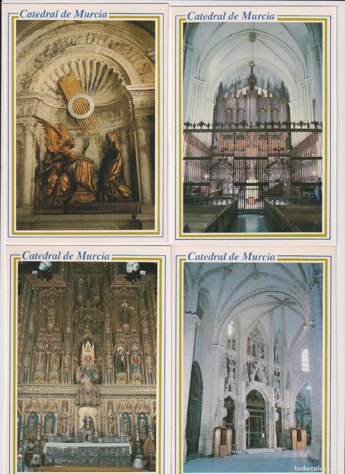 Postales: Catedral de Murcia. Lote de 4 Postales - Foto 1