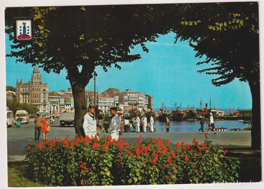 Postales: La Coru&ntilde;a. La D&aacute;rsena. A&ntilde;os 60 - Foto 1