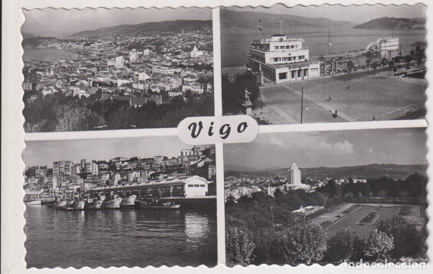 Postales: Vigo. Vista Parcial . Ediciones Lujo. Junio de 1958 - Foto 1