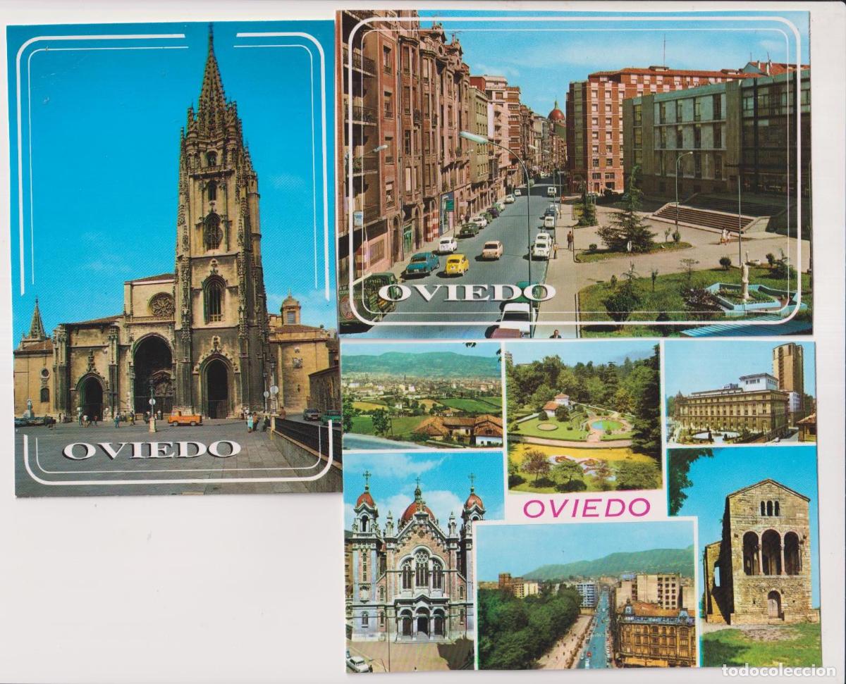 Postales: Oviedo. Lote de 3 Postales - Foto 1