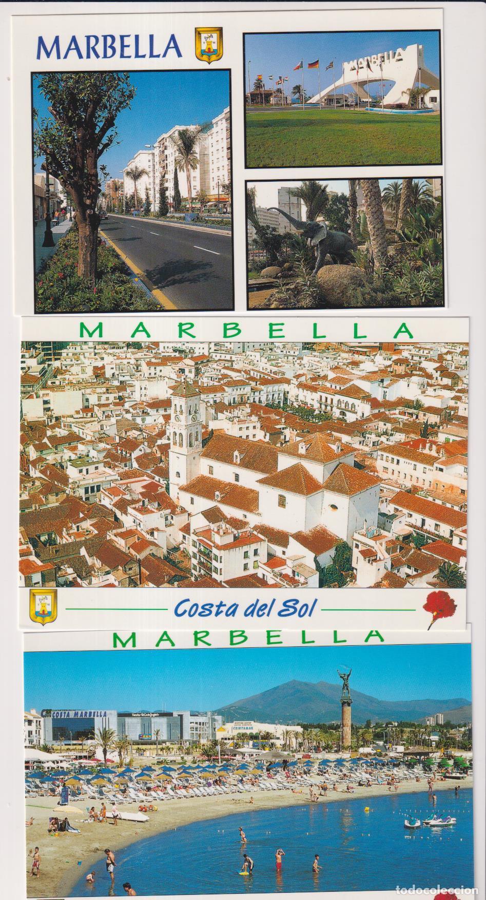 Postales: co9sta del sol. lote de postales. marbella - Foto 1