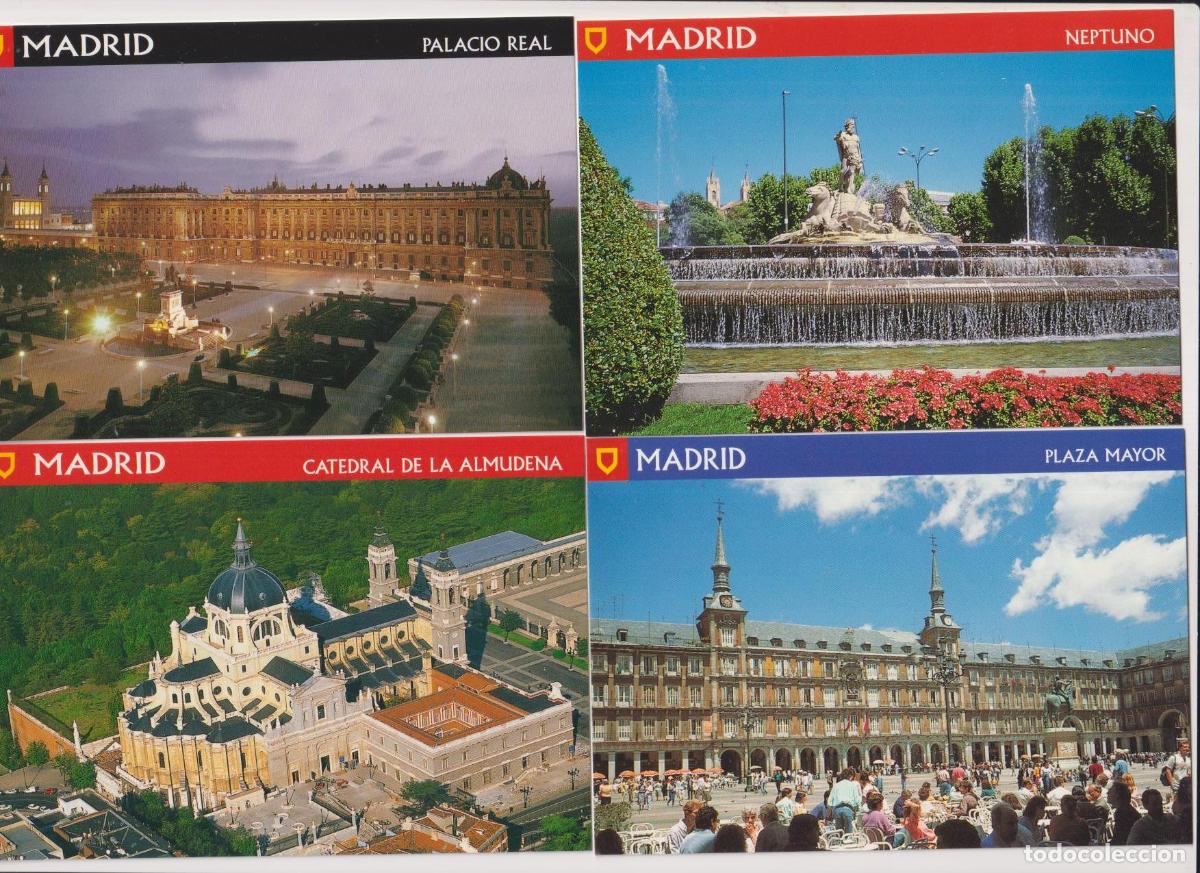 Postales: Madrid. lote de 4 postales. sin circular - Foto 1