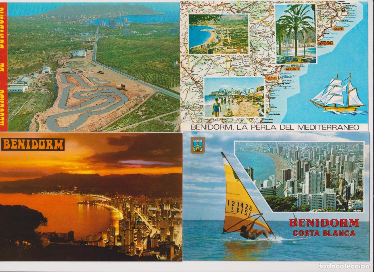 Postales: Benidorm. lote de 4 postales. sin circular - Foto 1