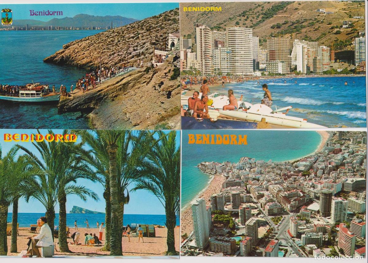 Postales: Benidorm. lote de 4 postales. sin circular - Foto 1