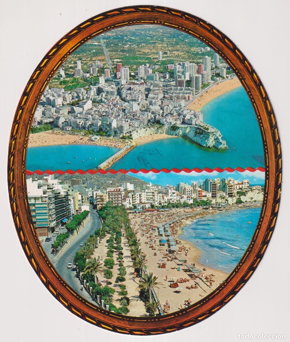 Postales: Benidorm. postal ovalada (19x16) sin circular - Foto 1