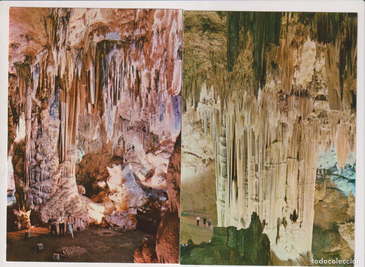 Postales: cuevas de Nerja. lote de 2 postales. sin circular - Foto 1