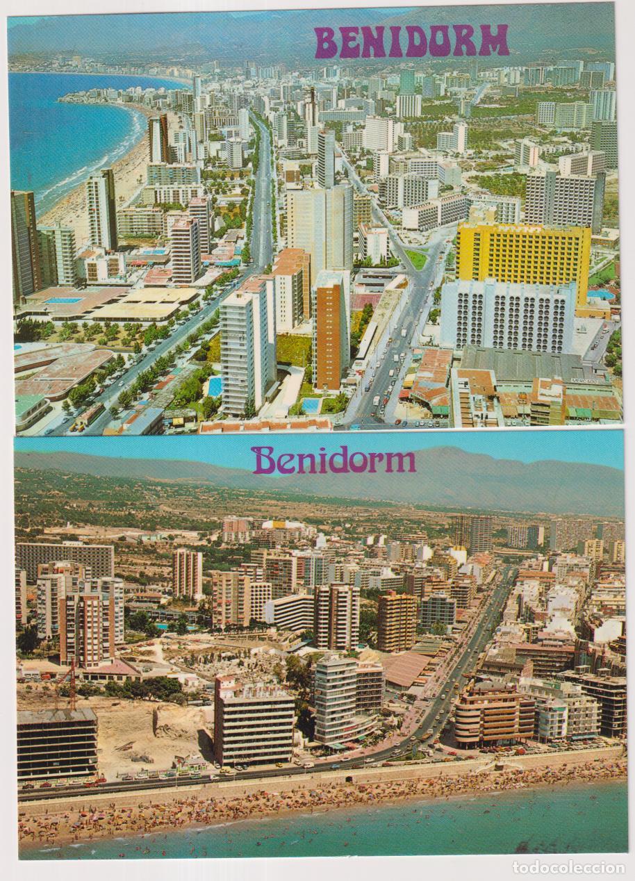 Postales: Benidorm. lote de 2 postales. a&ntilde;o 1981. sin circular - Foto 1
