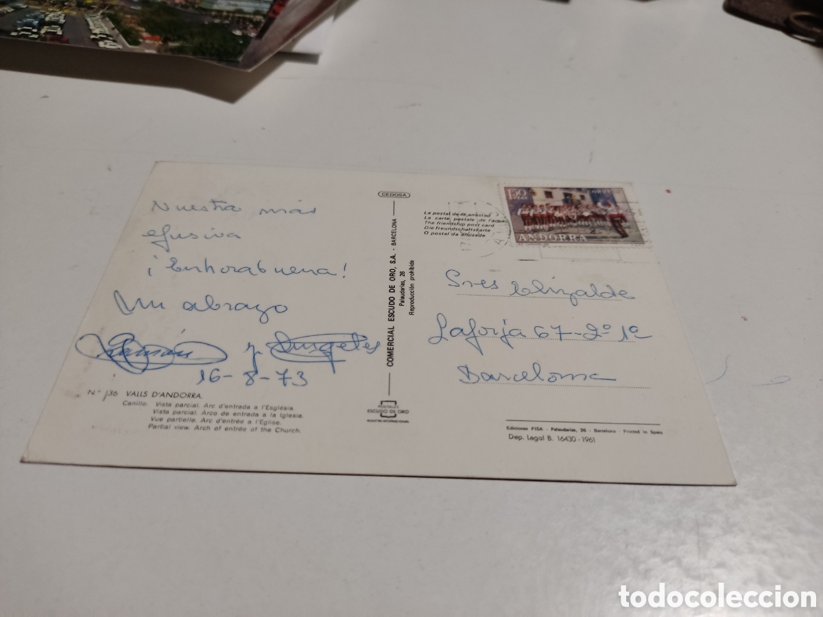 Postales: Postal Andorra canillo - Foto 2
