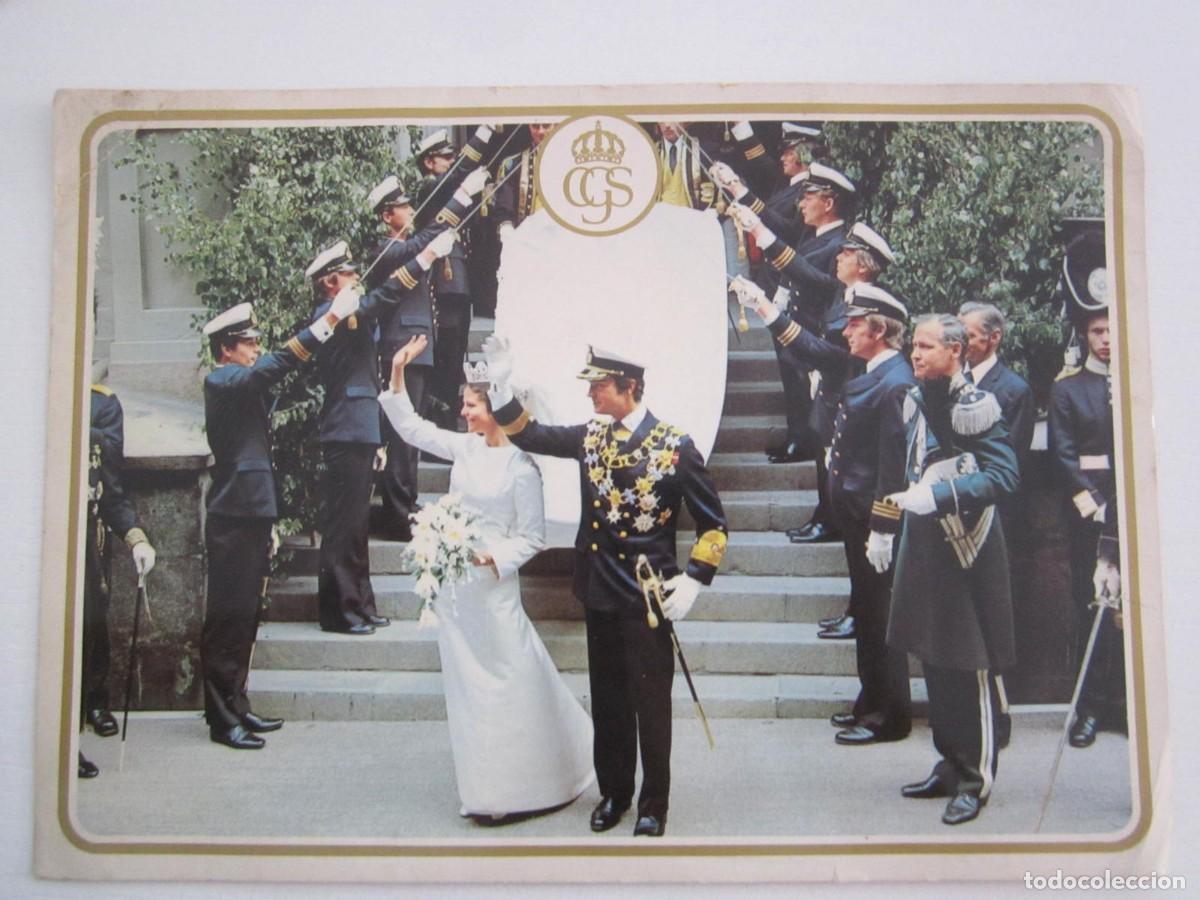 Postales: TARJETA POSTAL REYES DE SUECIA - Foto 1