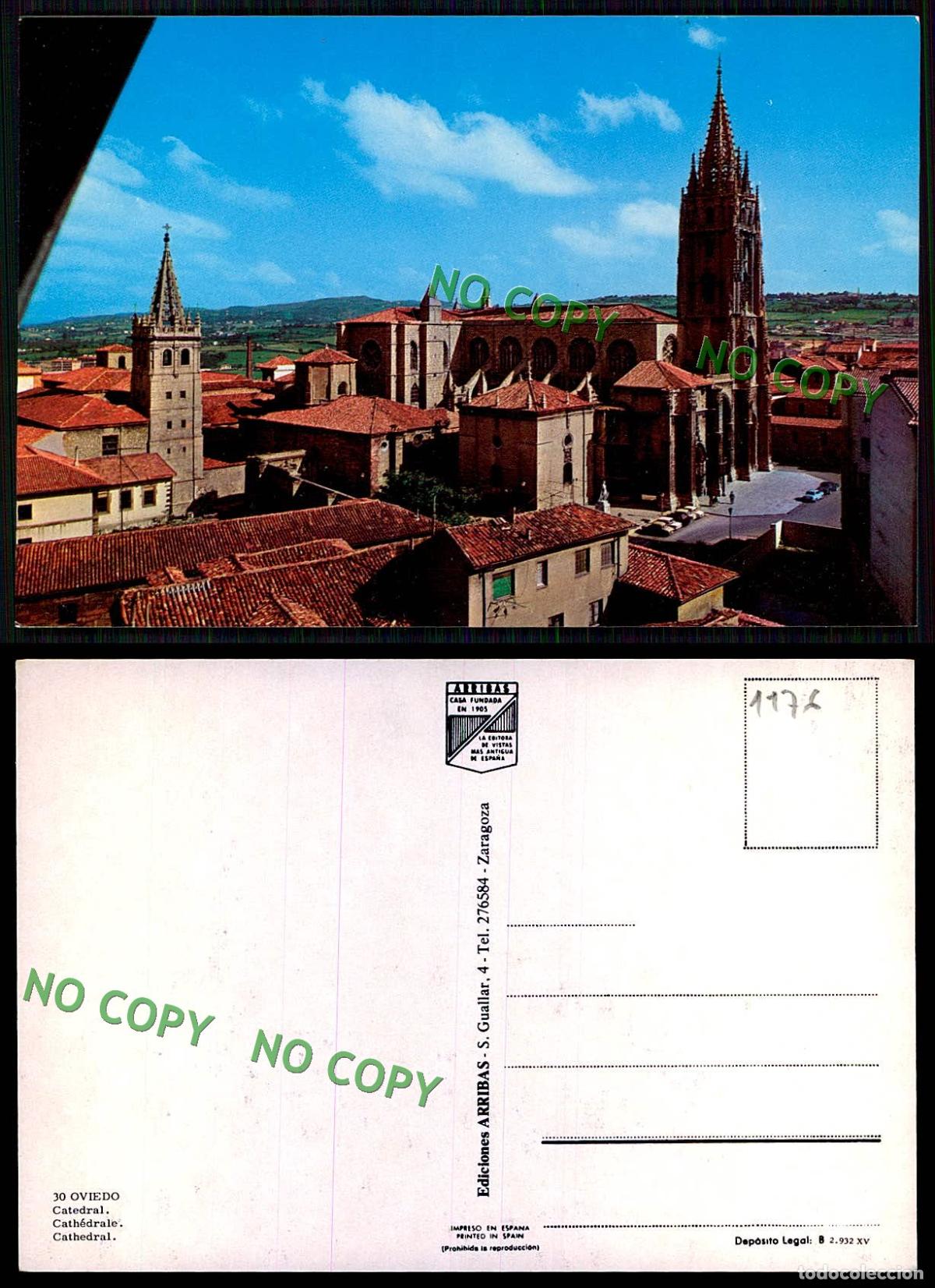 Postales: [ EC 01176 ] - ESPANA - OVIEDO - CATEDRAL - Foto 1
