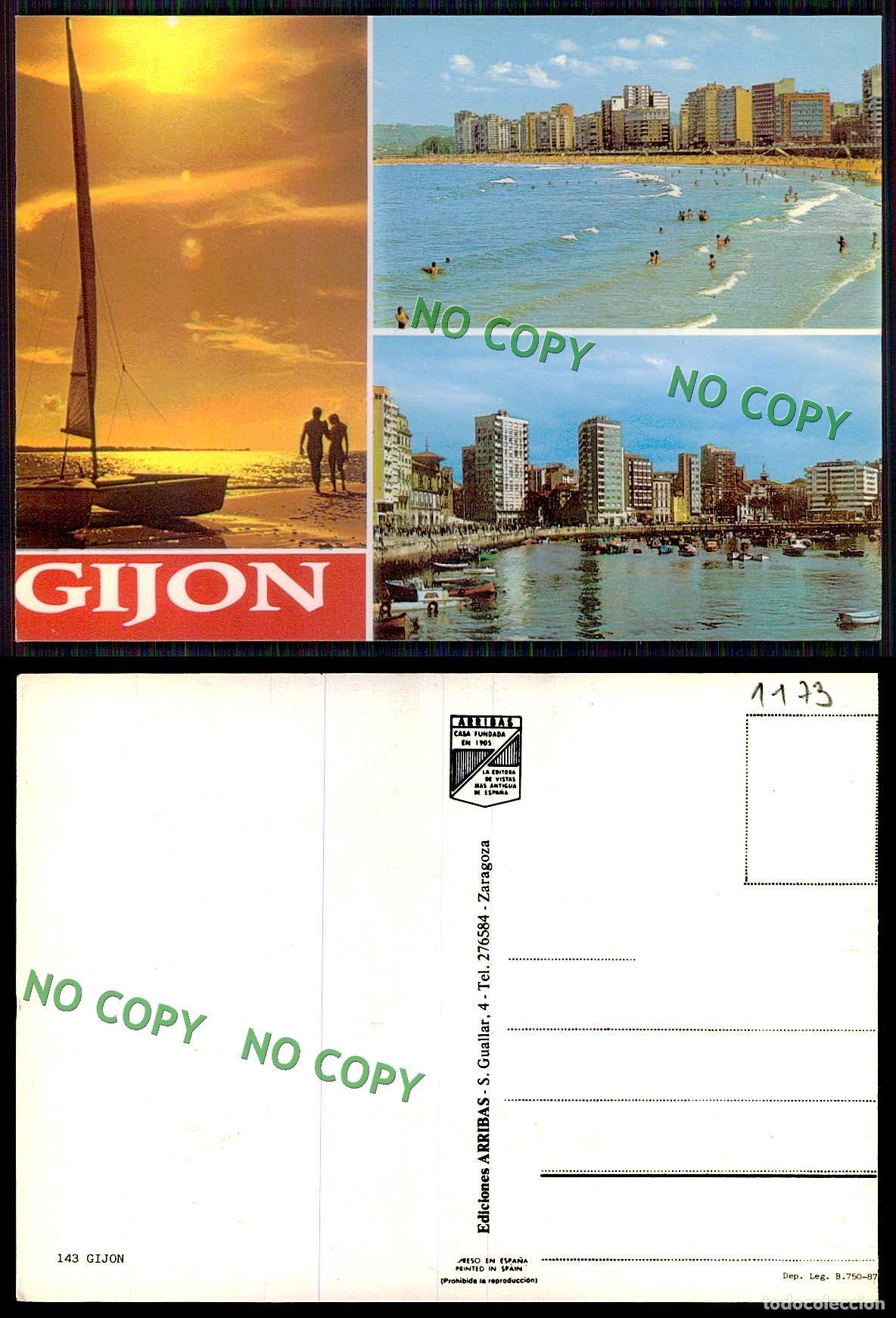 Postales: [ EC 01173 ] - ESPANA - GIJON - Foto 1