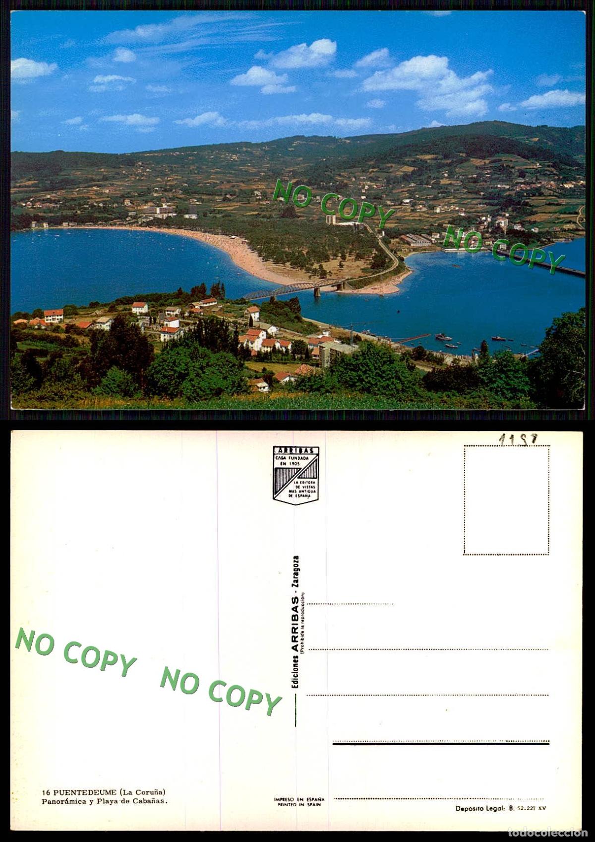 Postales: [ EC 01198 ] - ESPANA - LA CORUNA - PUENTEDEUME - Foto 1