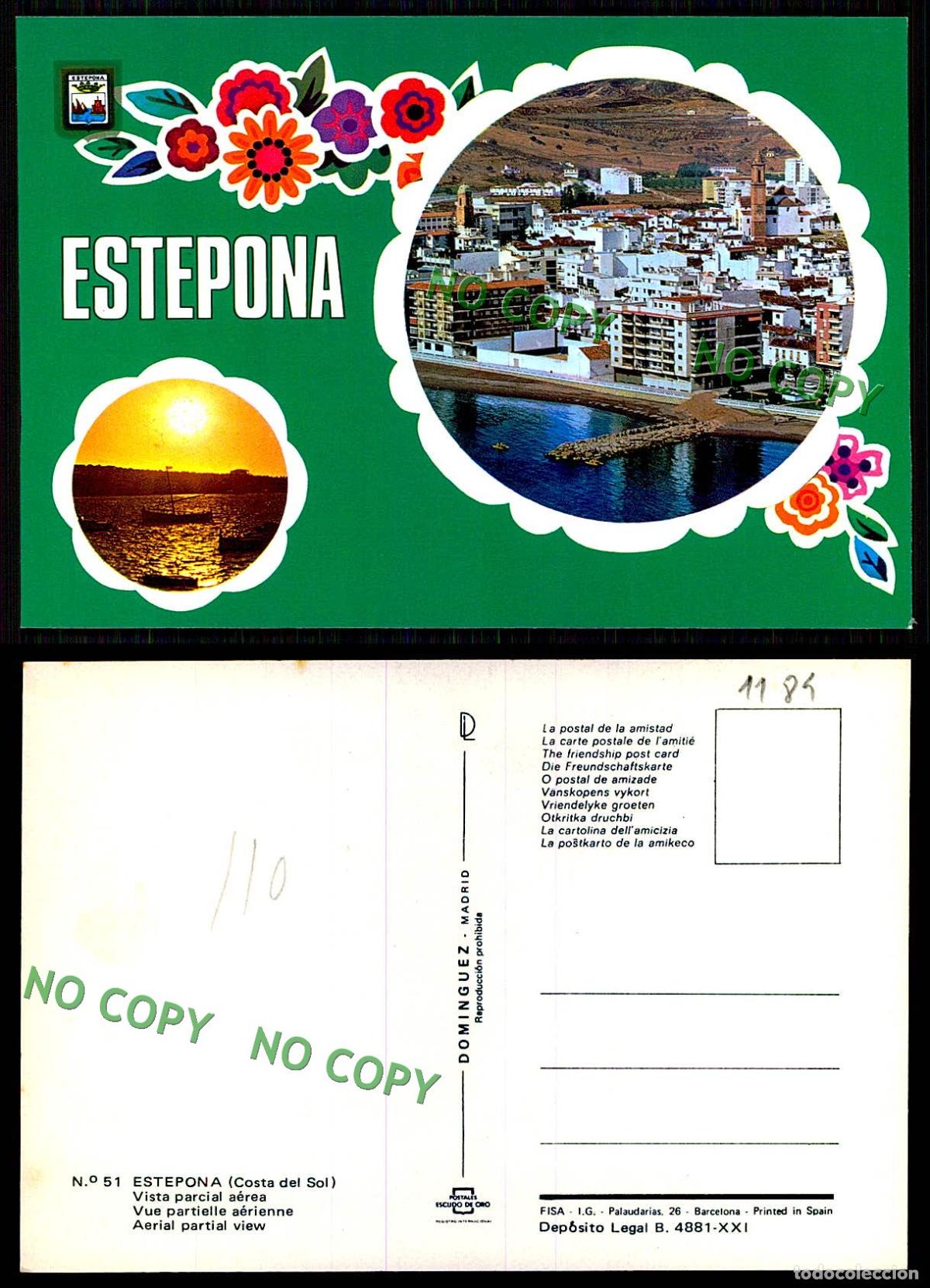 Postales: [ EC 01184 ] - ESPANA - ESTEPONA - Foto 1