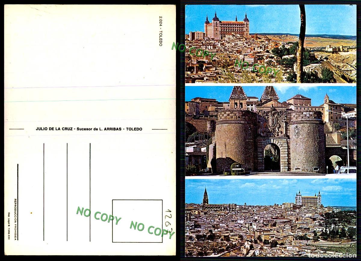 Postales: [ EC 01207 ] - ESPANA - TOLEDO - Foto 1
