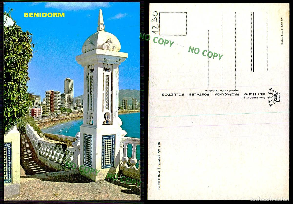 Postales: [ EC 01230 ] - ESPANA - BENIDORM - Foto 1