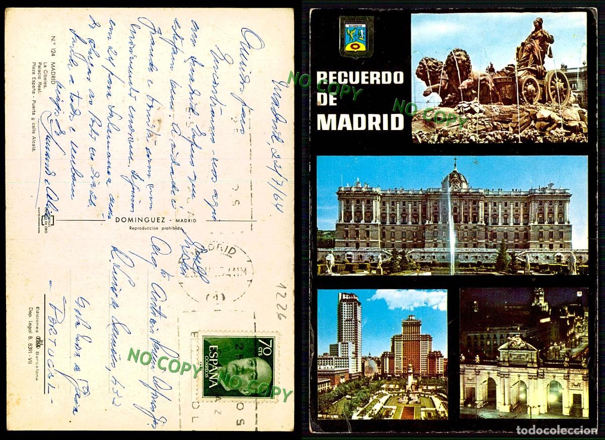Postales: [ EC 01226 ] - ESPANA - MADRID - LA CIBELES - Foto 1