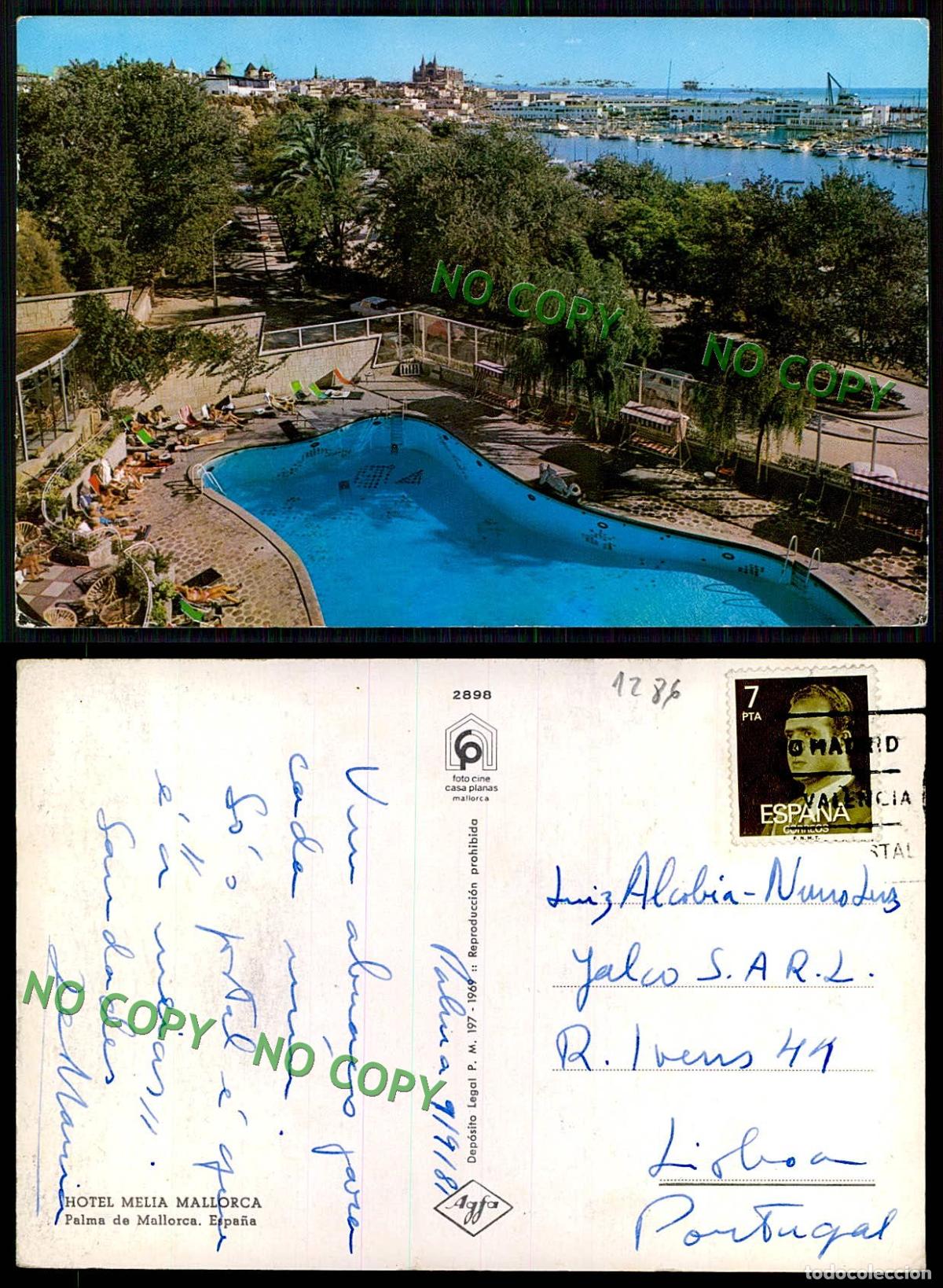 Postales: [ EC 01286 ] - ESPANA - HOTEL MELIA MALLORCA - Foto 1