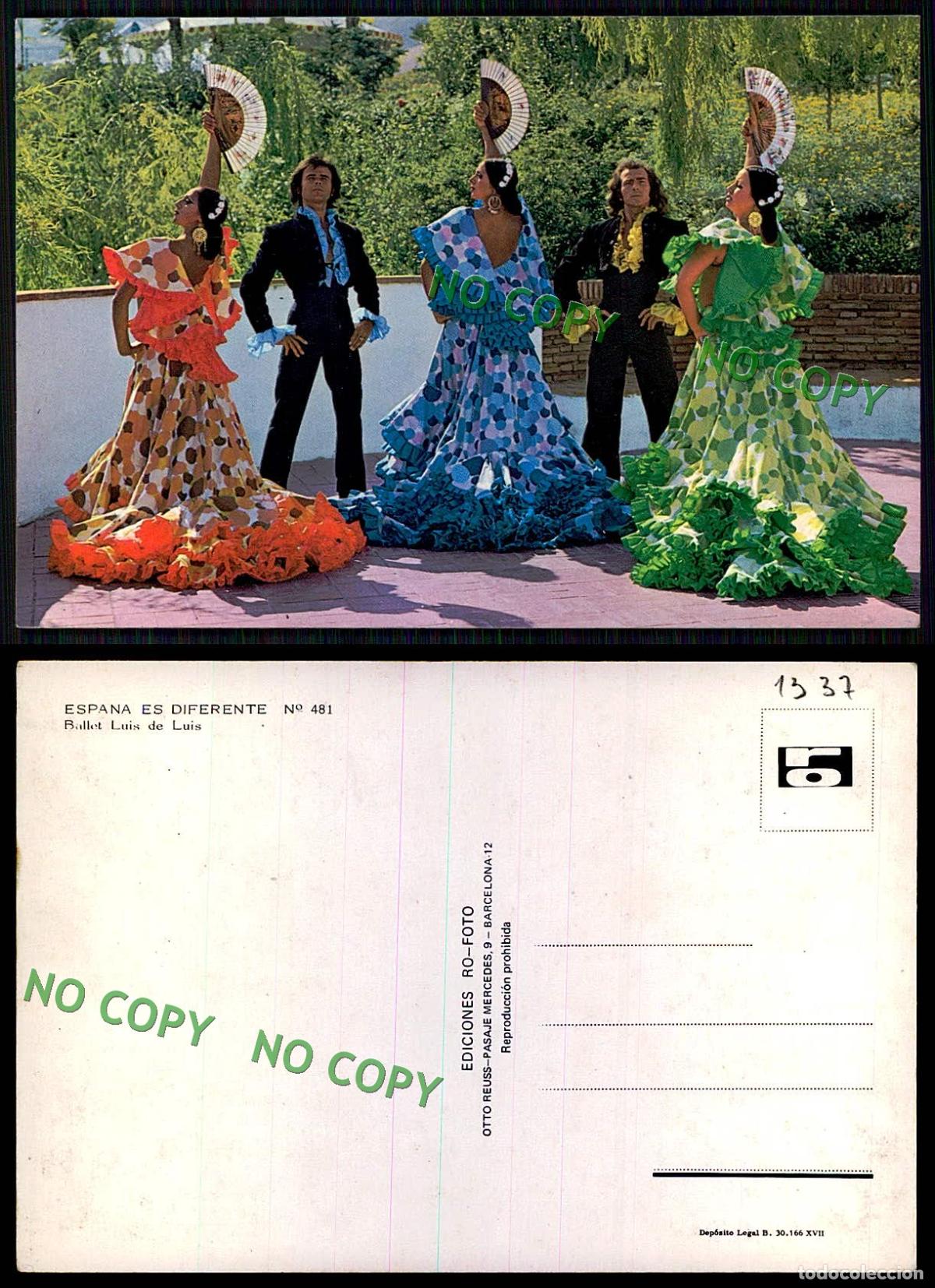 Postales: [ EC 01337 ] - ESPANA - BALLET LUIS DE LUIS - Foto 1