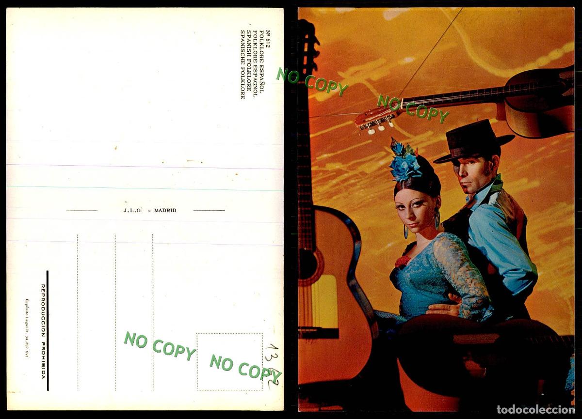 Postales: [ EC 01362 ] - ESPANA - FOLKLORE ESPANOL - Foto 1