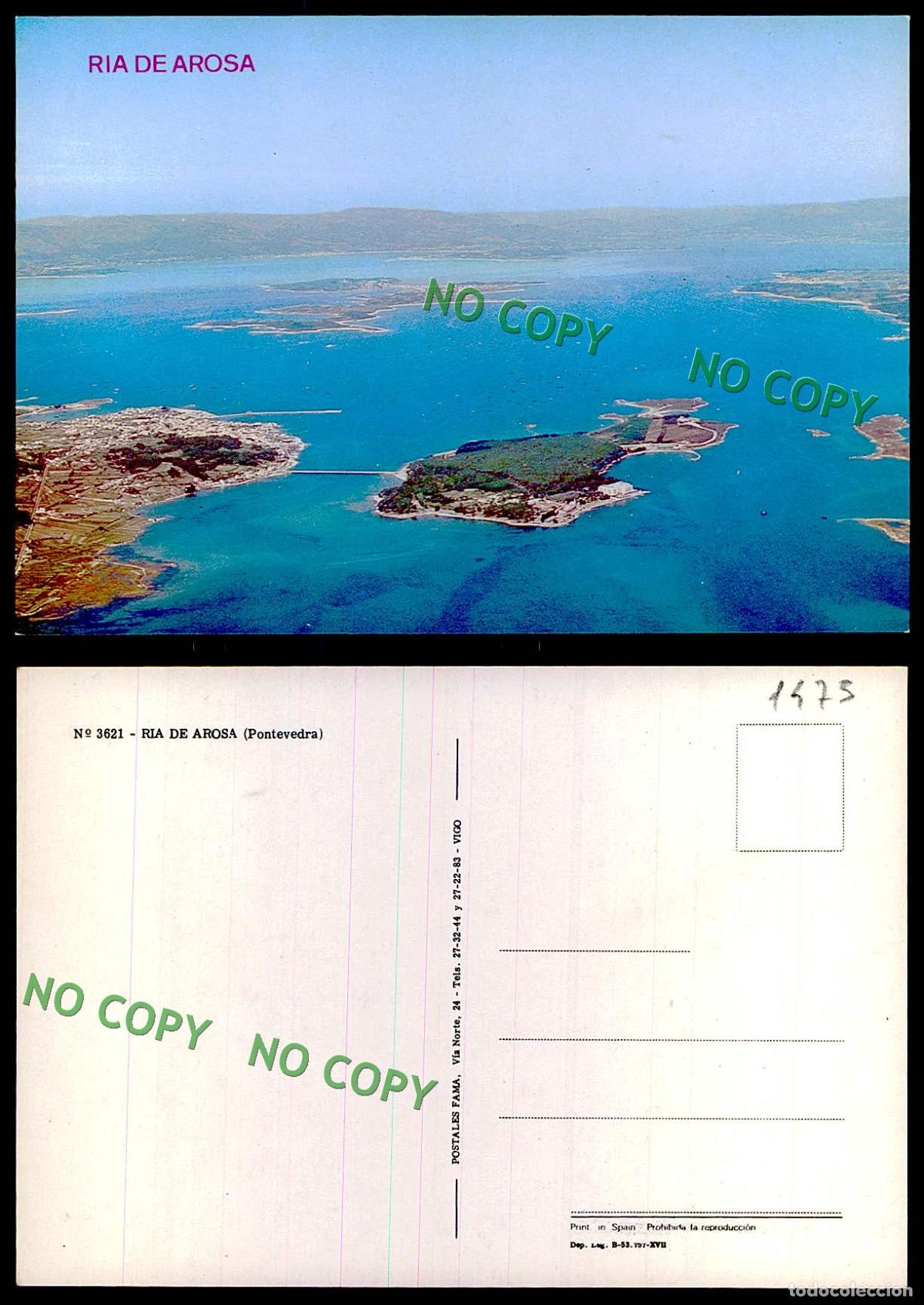 Postales: [ EC 01475 ] - ESPANA - PONTEVEDRA - RIA DE AROSA - Foto 1