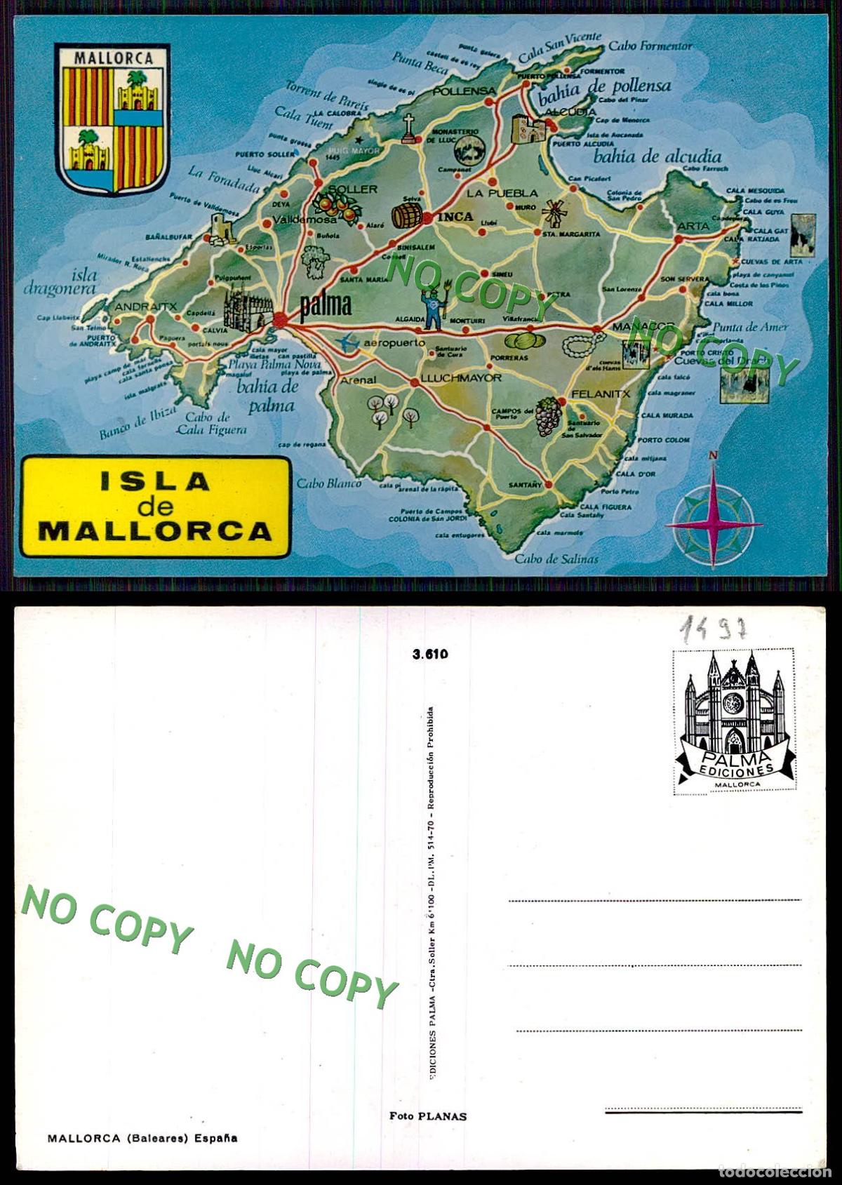 Postales: [ EC 01497 ] - ESPANA - MALLORCA - BALEARES - Foto 1