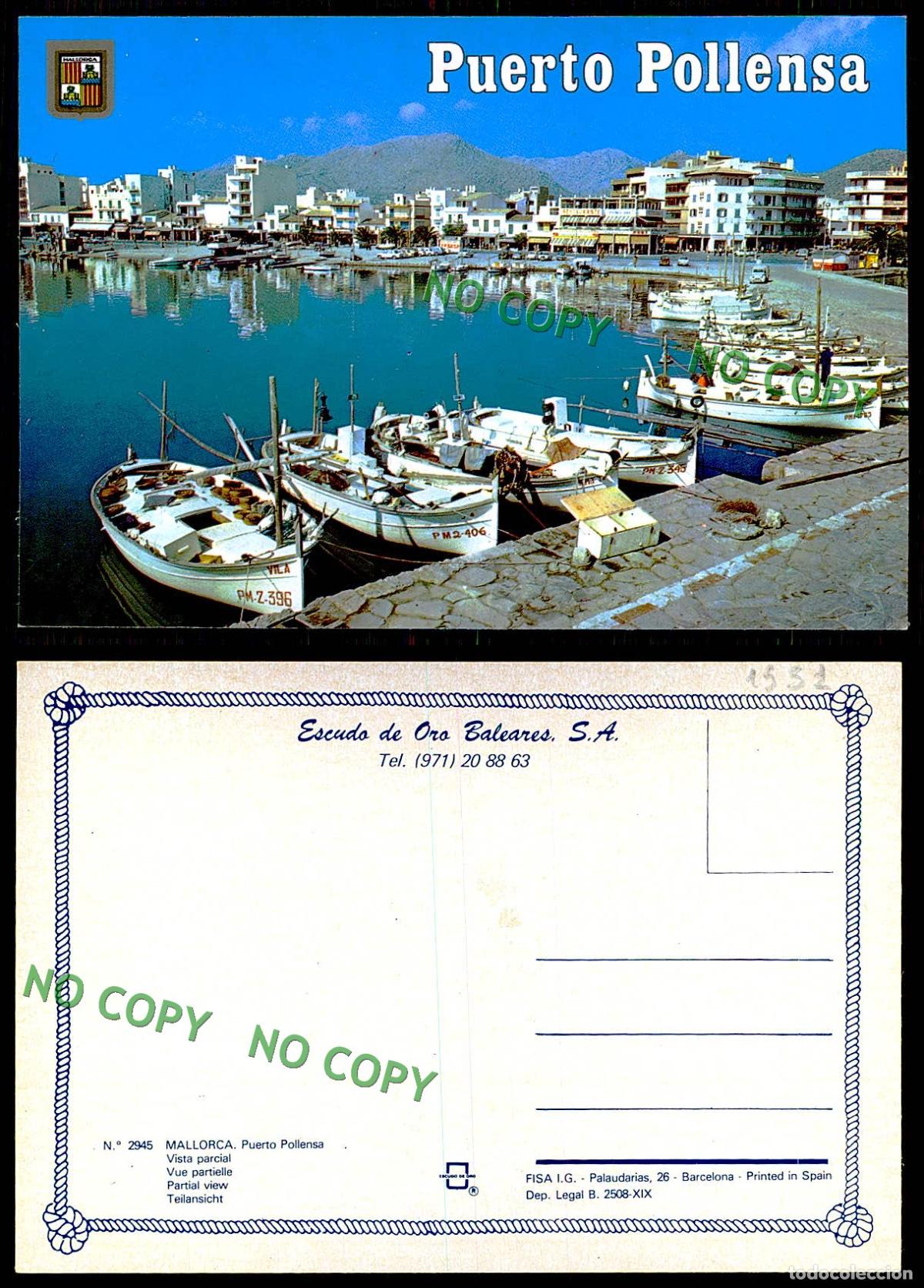 Postales: [ EC 01551 ] - ESPANA - MALLORCA - PUERTO POLLENSA - Foto 1