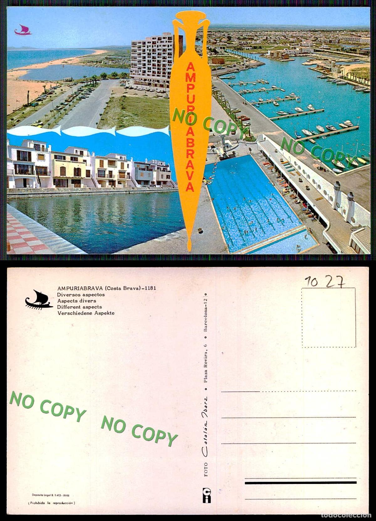 Postales: [ EC 1027 ] - ESPANA - COSTA BRAVA - AMPURIABRAVA - Foto 1
