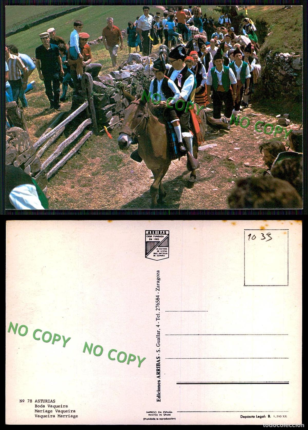 Postales: [ EC 1035 ] - ESPANA - AUSTRIAS - BODA VAQUEIRA - Foto 1