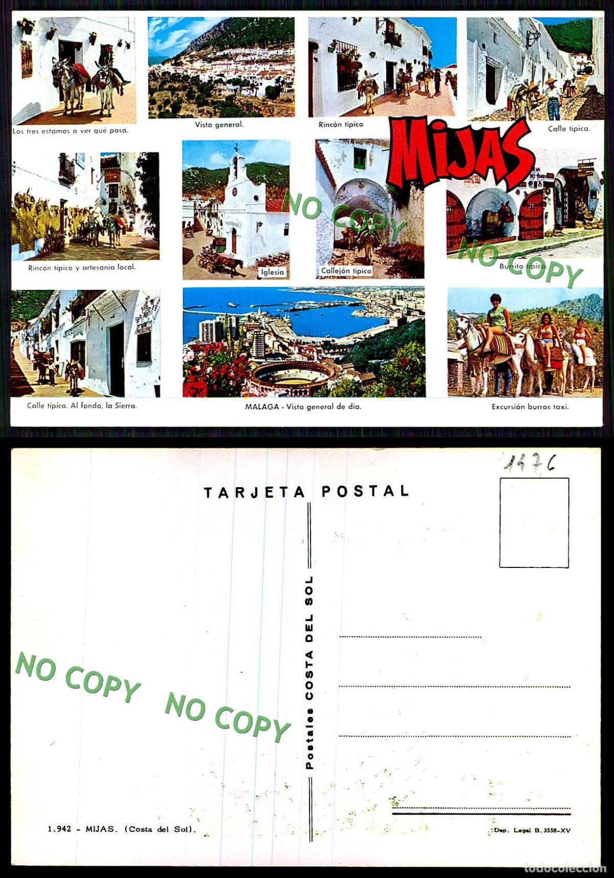 Postales: [ EC 01476 ] - ESPANA - MIJAS - COSTA DEL SOL - Foto 1